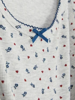 Femme Primark Hauts De Pyjama|Débardeur De Pyjama Côtelé à Petites Fleurs