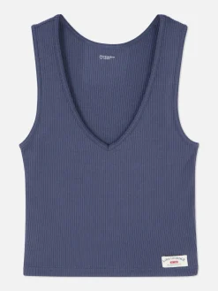 Femme Primark Hauts De Pyjama|Débardeur De Pyjama En Jersey Côtelé