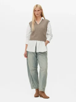 Femme Primark Pulls Et Gilets|Débardeur Tricoté à Col En V