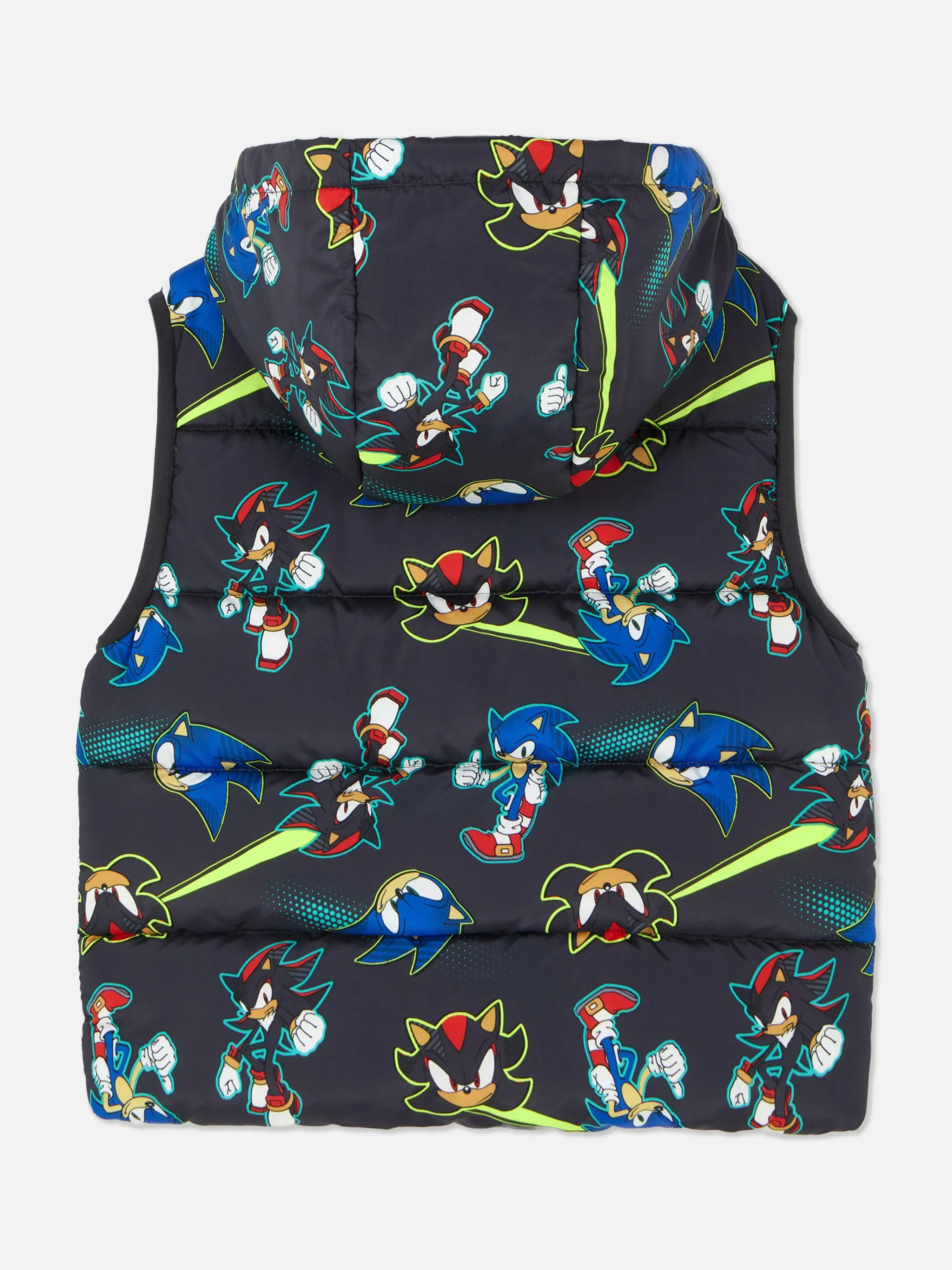 Enfant Primark Manteaux Et Vestes|Doudoune Sans Manches Sonic Le Hérisson Sonic