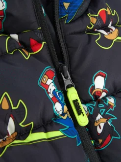 Enfant Primark Manteaux Et Vestes|Doudoune Sans Manches Sonic Le Hérisson Sonic