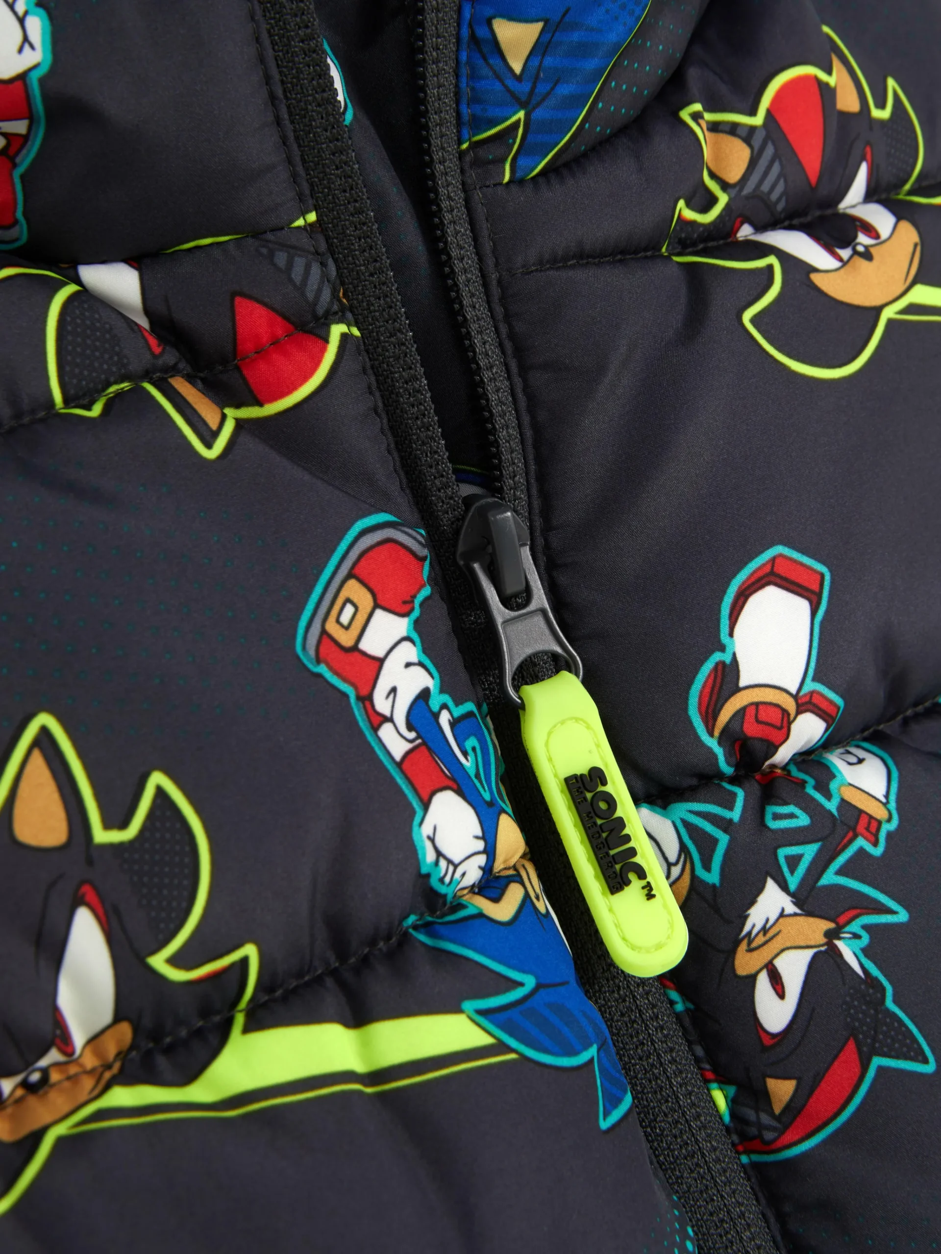 Enfant Primark Manteaux Et Vestes|Doudoune Sans Manches Sonic Le Hérisson Sonic