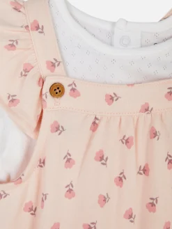 Primark Ensembles Et Tenues|Ensembles Et Tenues|Ensemble Body En Pointelle Et Salopette à Fleurs