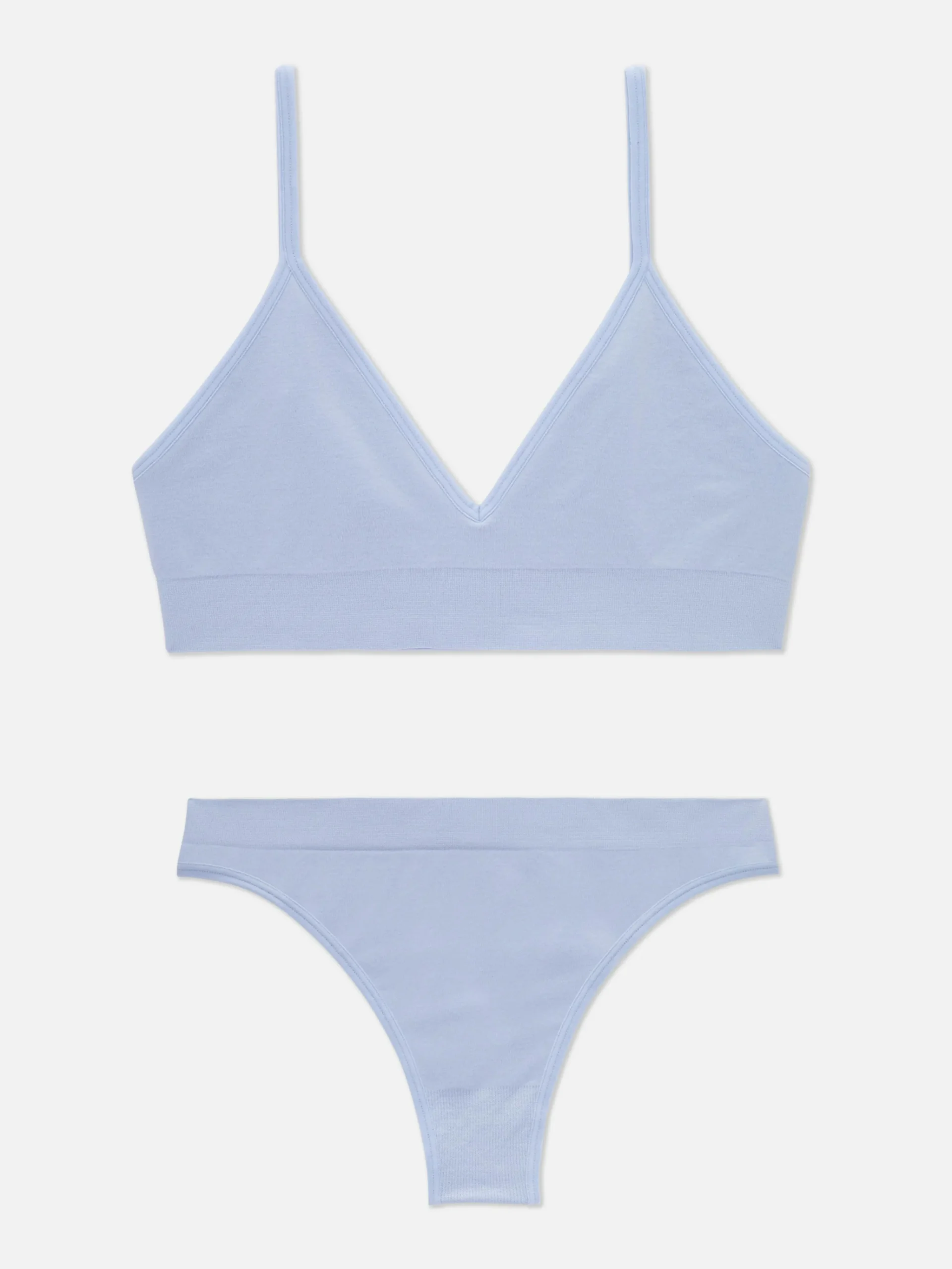 Femme Primark Ensembles Lingerie|Ensemble Brassière Triangle Et String Sans Couture