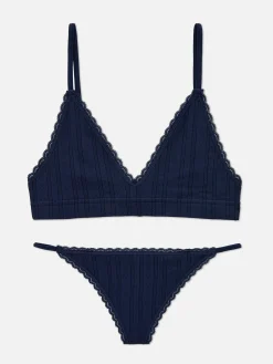 Femme Primark Ensembles Lingerie|Ensemble Brassière Triangle Et String Sans Couture