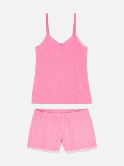 Femme Primark Ensembles Pyjamas|Ensemble Caraco Et Short De Pyjama à Dentelle