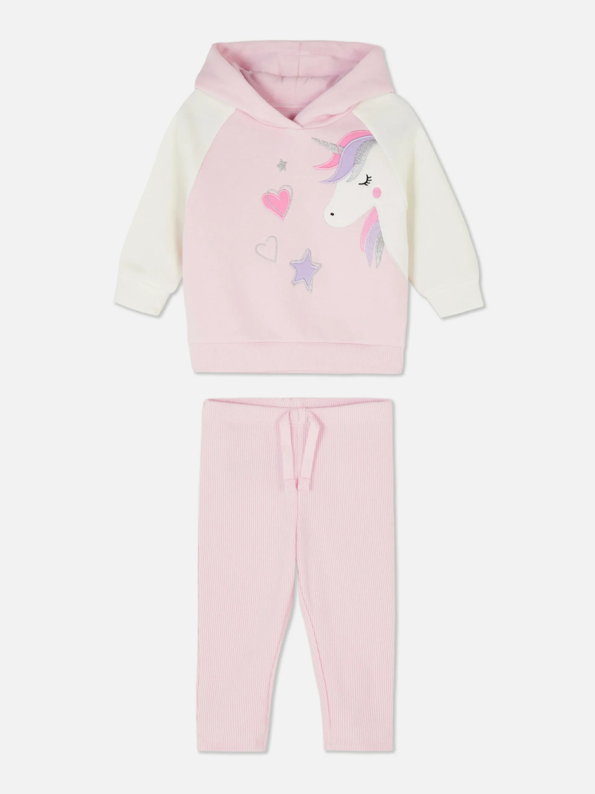 Primark Ensembles Et Tenues|Ensemble Coordonné Sweat à Capuche Et Legging Licorne