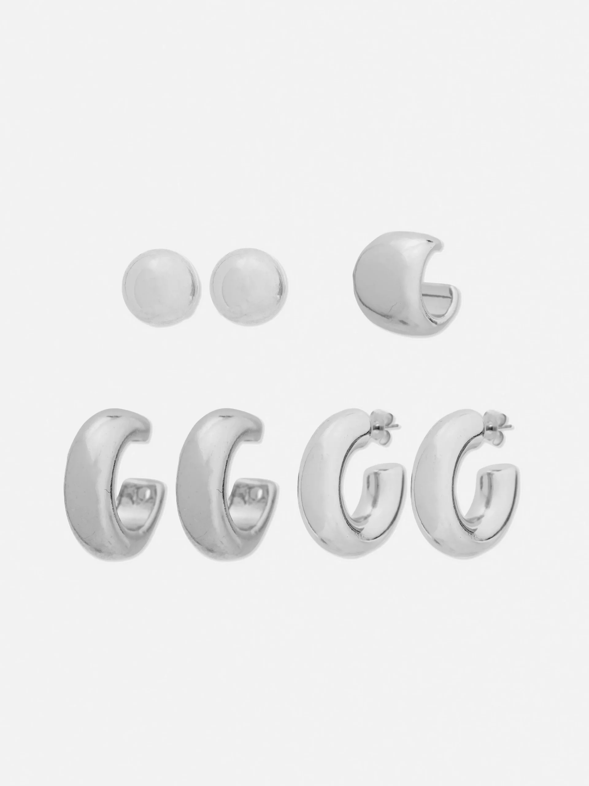 Femme Primark Bijoux|Ensemble Créoles Et Ear Cuffs