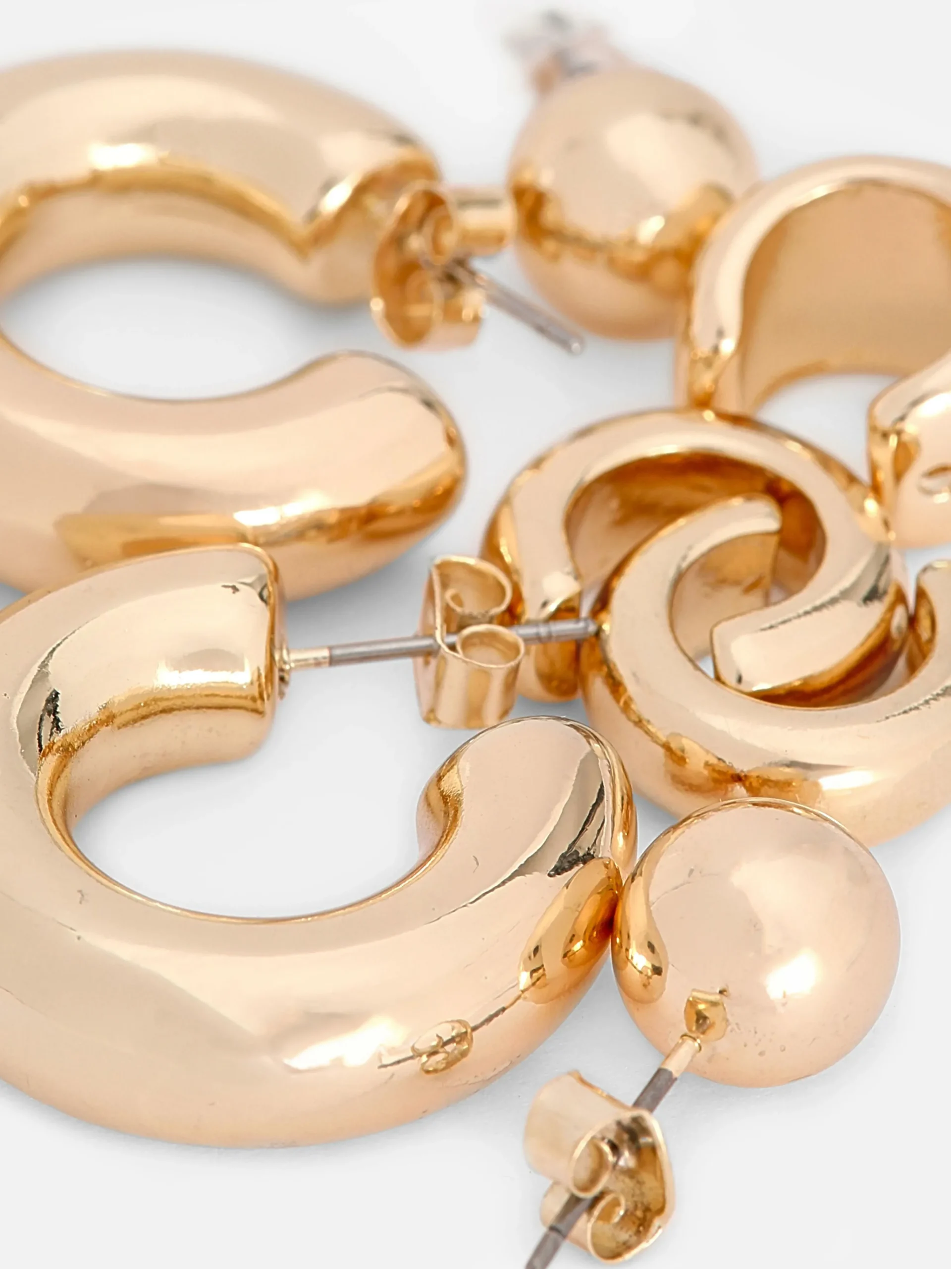 Femme Primark Bijoux|Ensemble Créoles Et Ear Cuffs