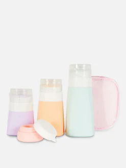 Primark Accessoires De Soins|Accessoires Voyages|Ensemble De Flacons De Voyage - Cinq Pièces