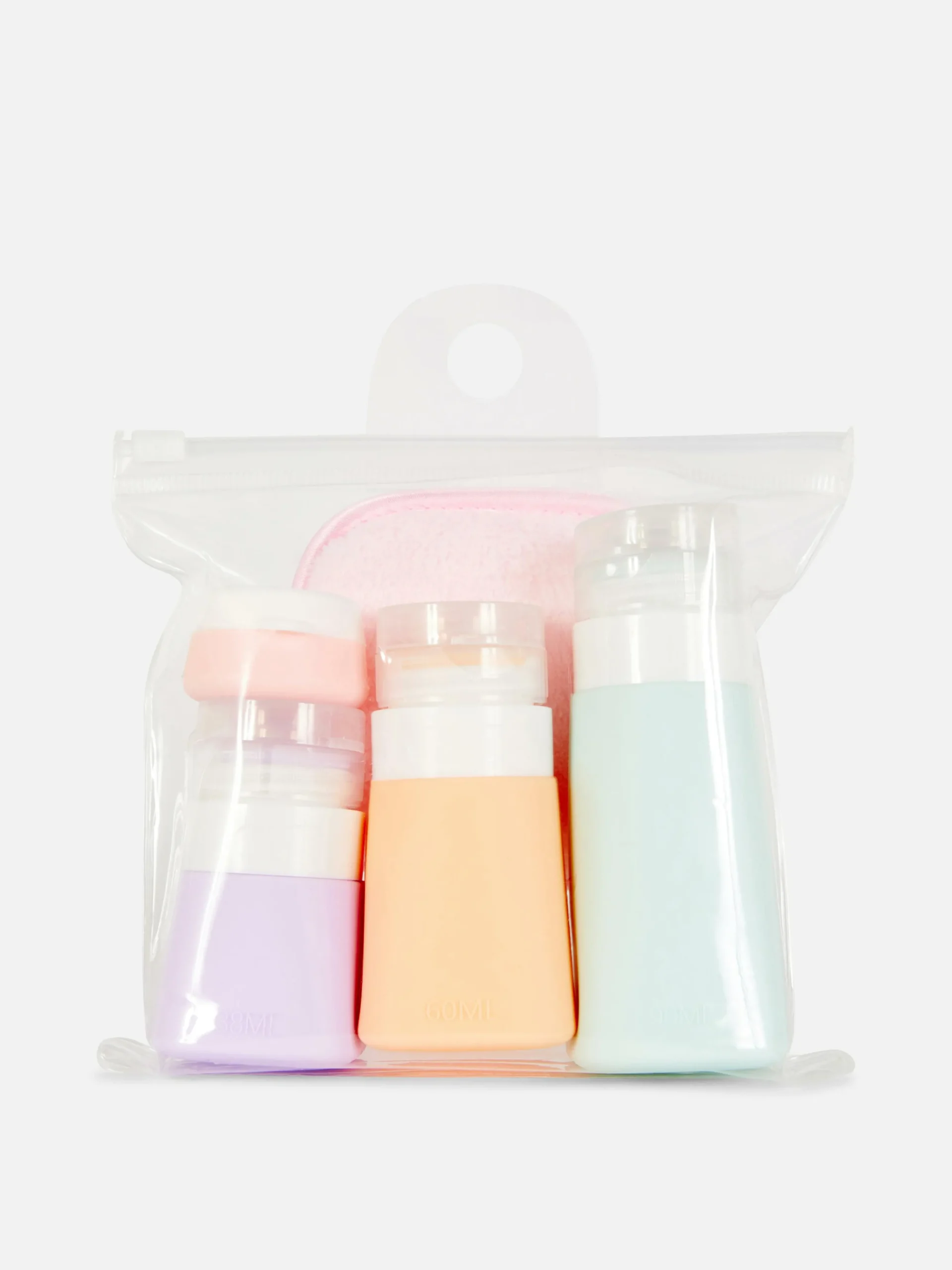 Primark Accessoires De Soins|Accessoires Voyages|Ensemble De Flacons De Voyage - Cinq Pièces