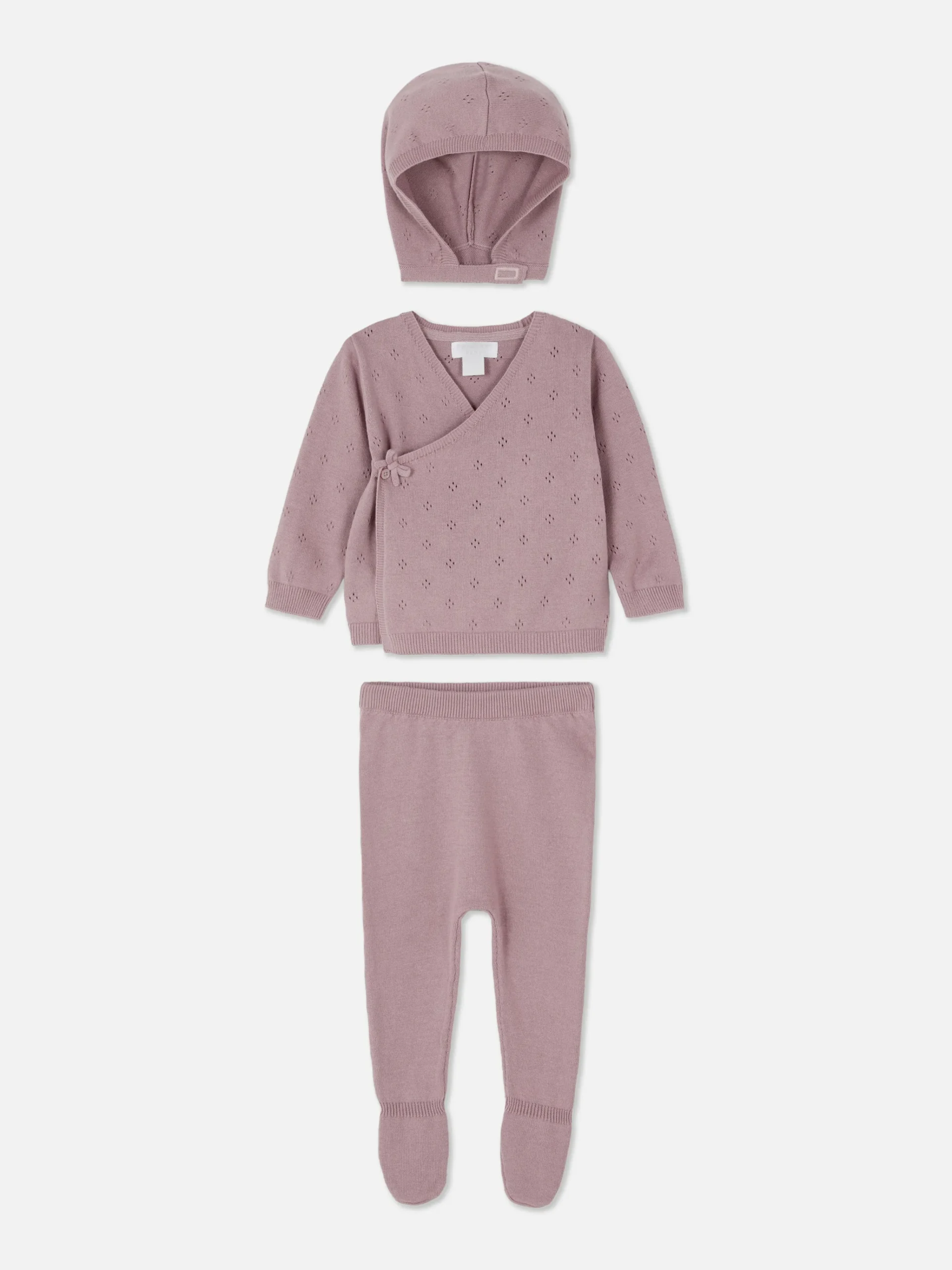 Primark Ensembles Et Tenues|Ensemble Gilet, Legging Et Casquette En Maille