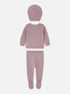 Primark Ensembles Et Tenues|Ensemble Gilet, Legging Et Casquette En Maille