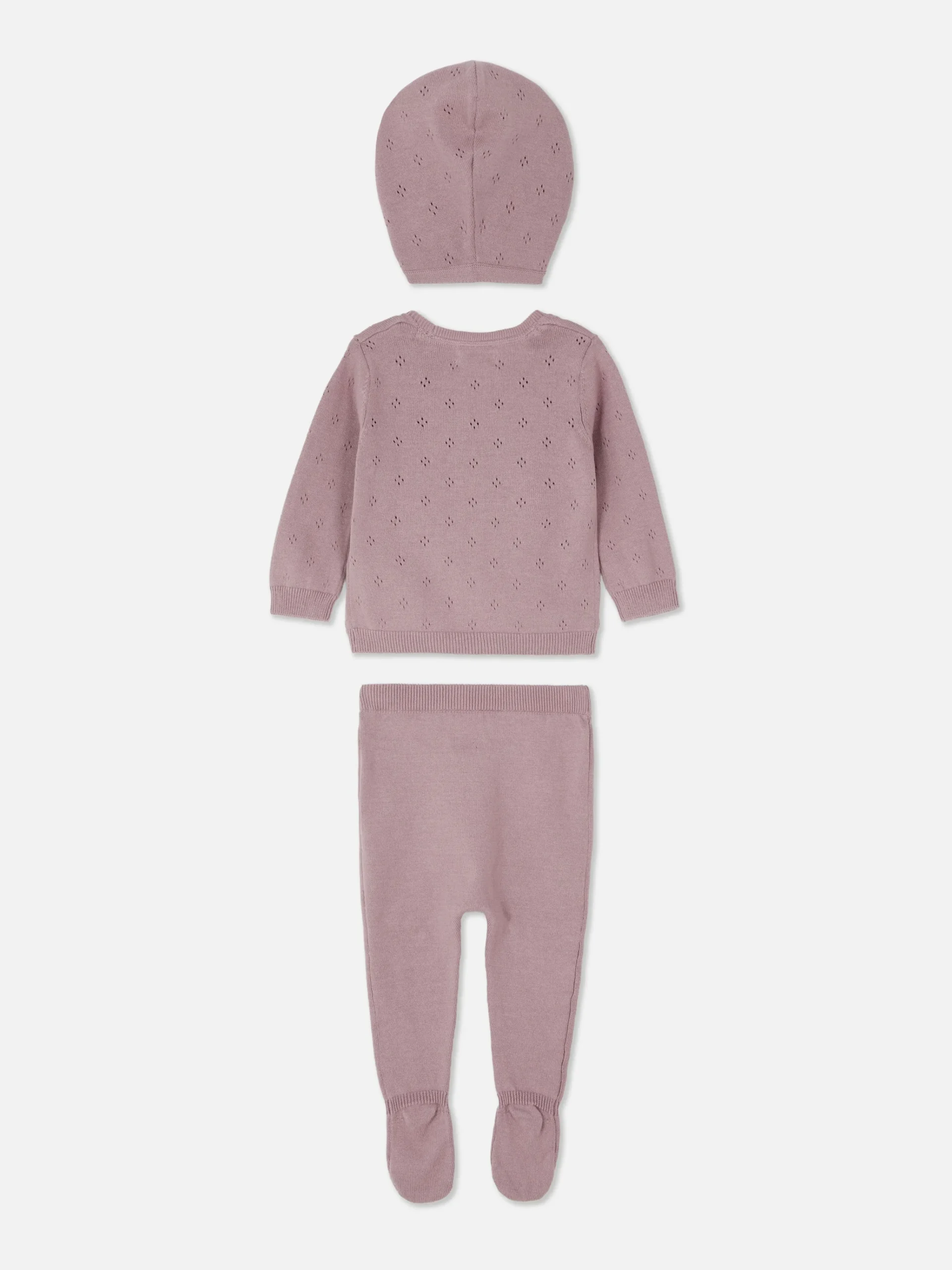 Primark Ensembles Et Tenues|Ensemble Gilet, Legging Et Casquette En Maille