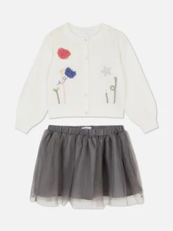 Enfant Primark Ensembles Et Tenues|Ensemble Gilet Tricoté Et Tutu