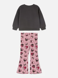 Enfant Primark Ensembles Et Tenues|Ensemble Haut à Col Ras-du-cou Et Legging Disney Minnie Mouse