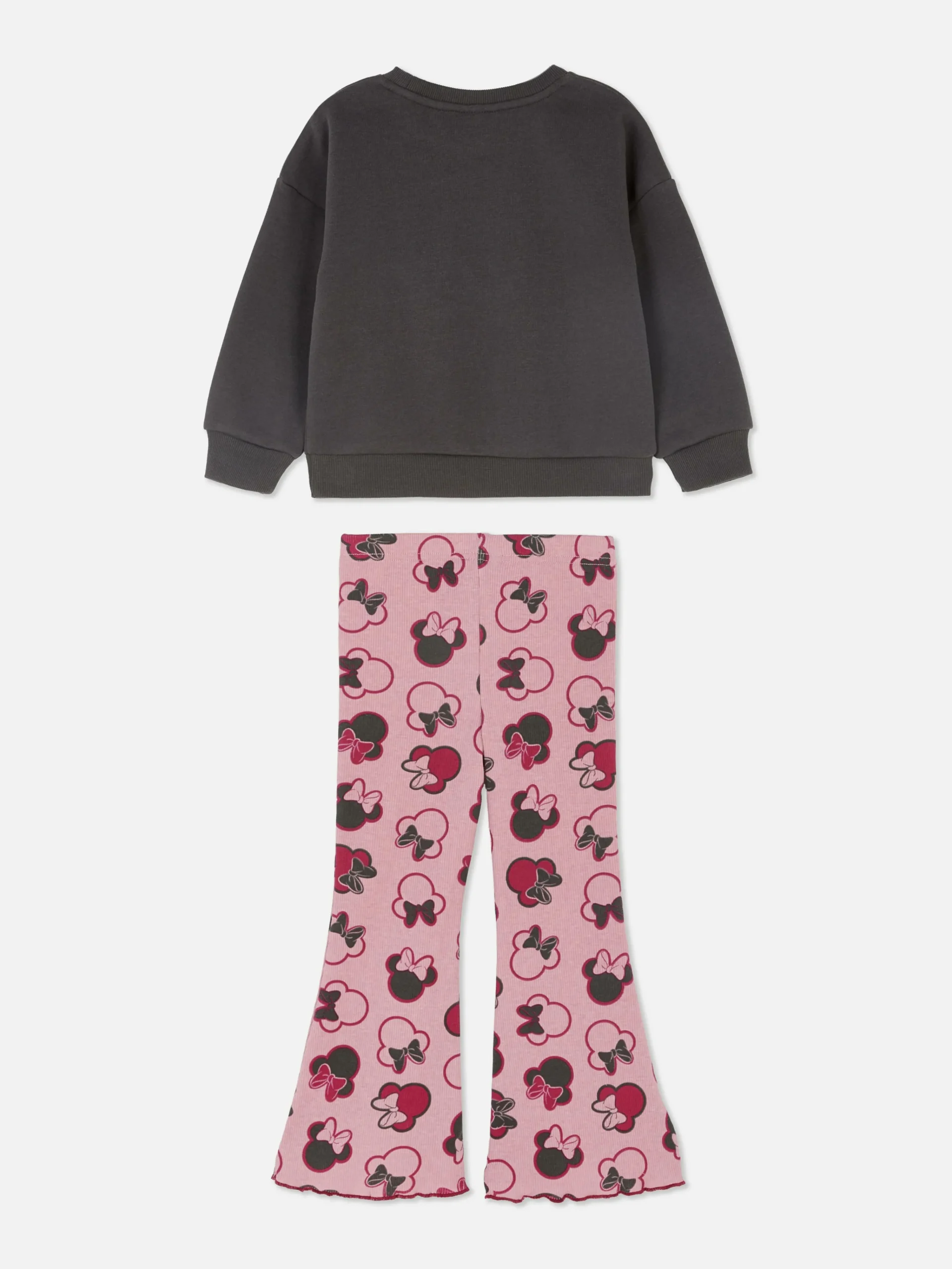 Enfant Primark Ensembles Et Tenues|Ensemble Haut à Col Ras-du-cou Et Legging Disney Minnie Mouse