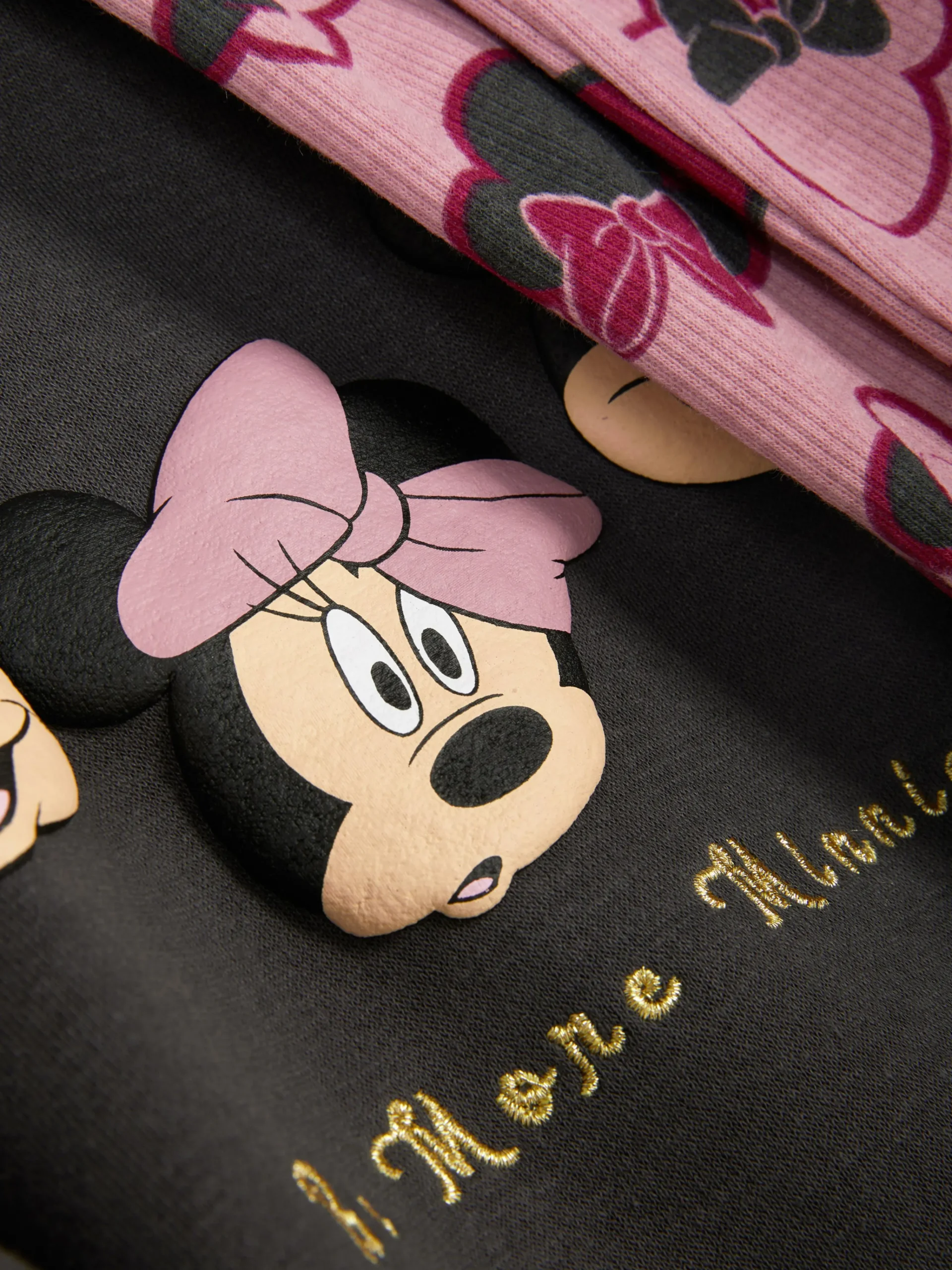 Enfant Primark Ensembles Et Tenues|Ensemble Haut à Col Ras-du-cou Et Legging Disney Minnie Mouse