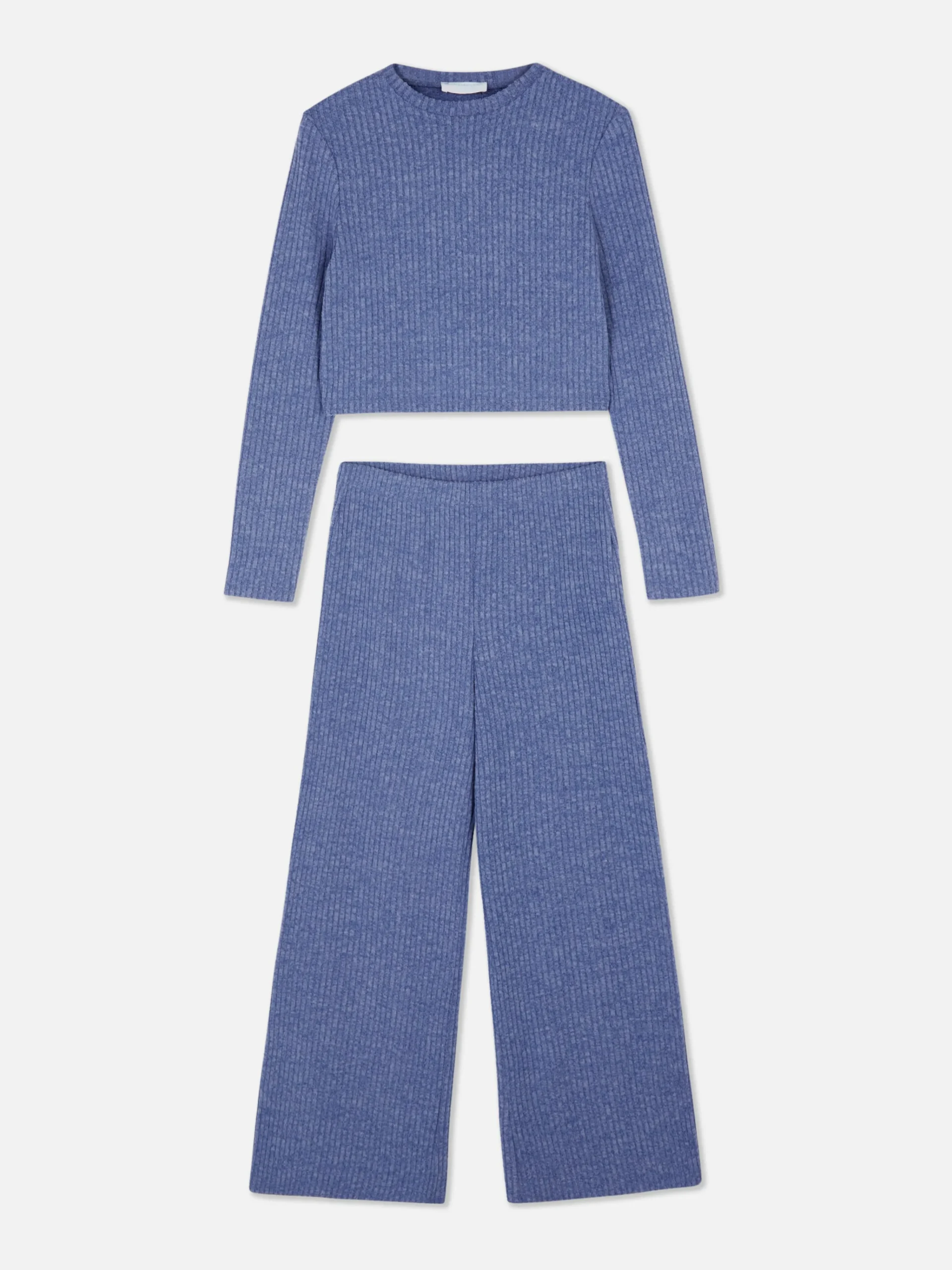 Enfant Primark Ensembles Et Tenues|Ensemble Haut Côtelé à Manches Longues Et Legging