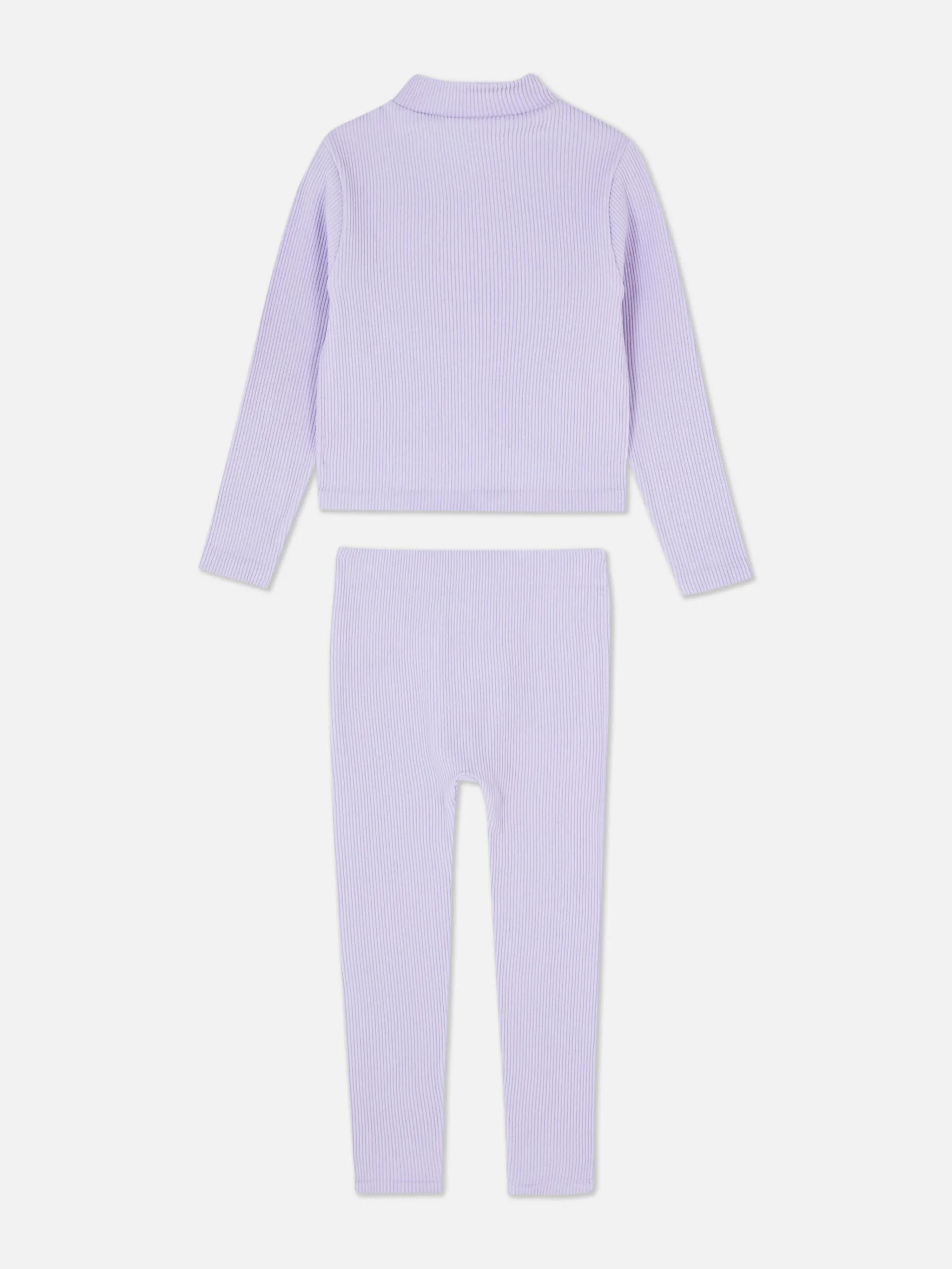 Enfant Primark Ensembles Et Tenues|Ensemble Haut Et Legging Côtelés Sans Coutures