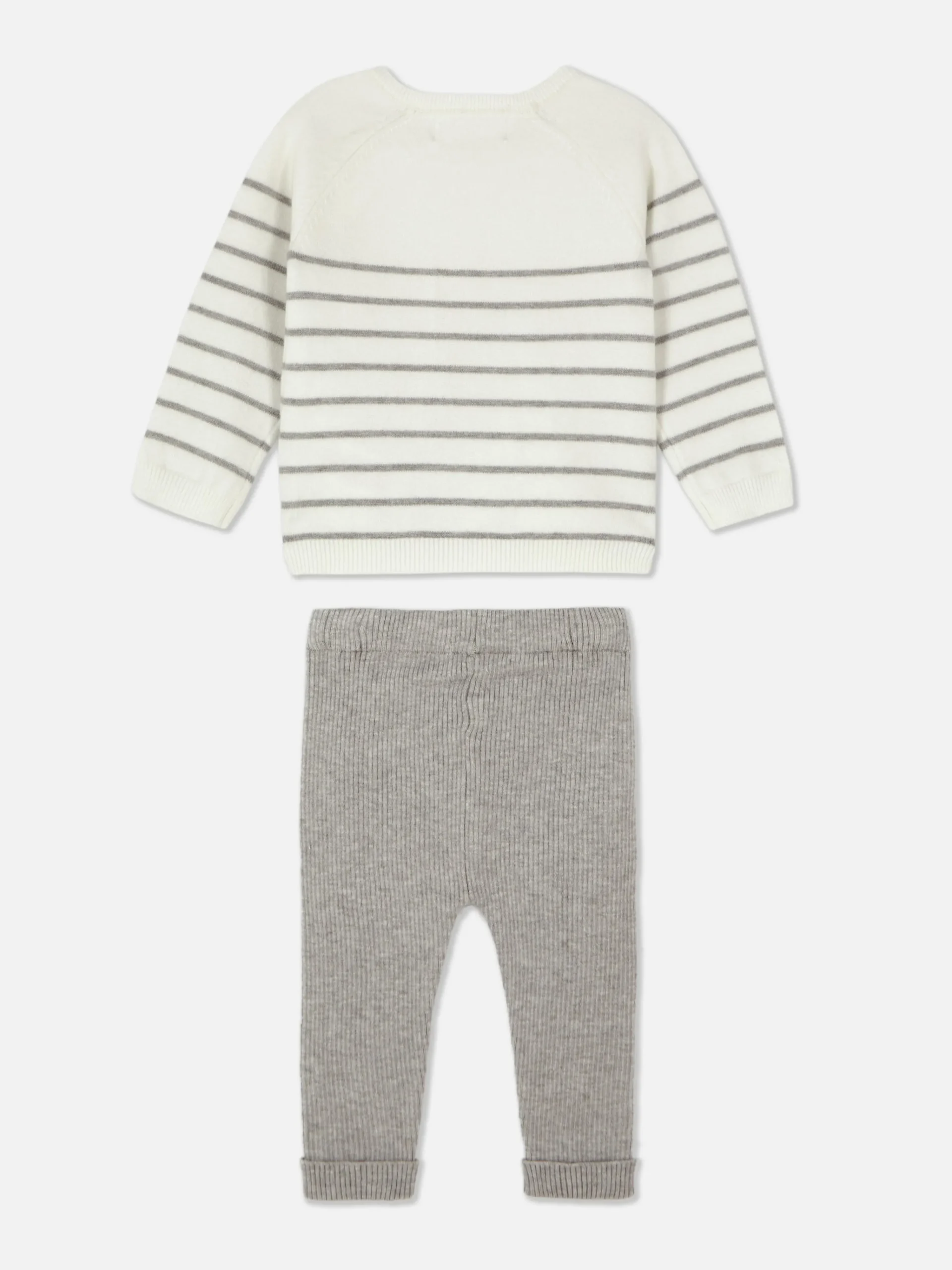 Primark Ensembles Et Tenues|Ensemble Pull En Maille Et Legging à Rayures