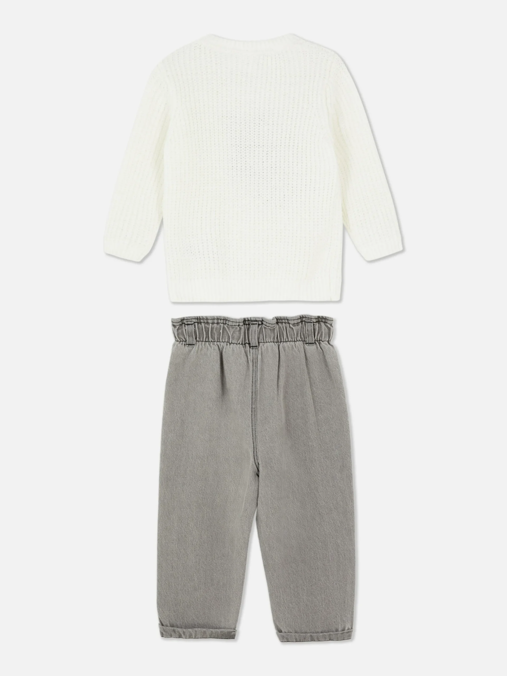 Primark Ensembles Et Tenues|Ensemble Pull En Maille Et Jean Disney Minnie Mouse