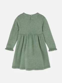 Primark Robes Et Jupes|Ensemble Robe En Maille à Pois Et Collants