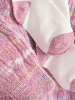 Enfant Primark Robes|Ensemble Robe-pull En Maille Torsadée Et Collants