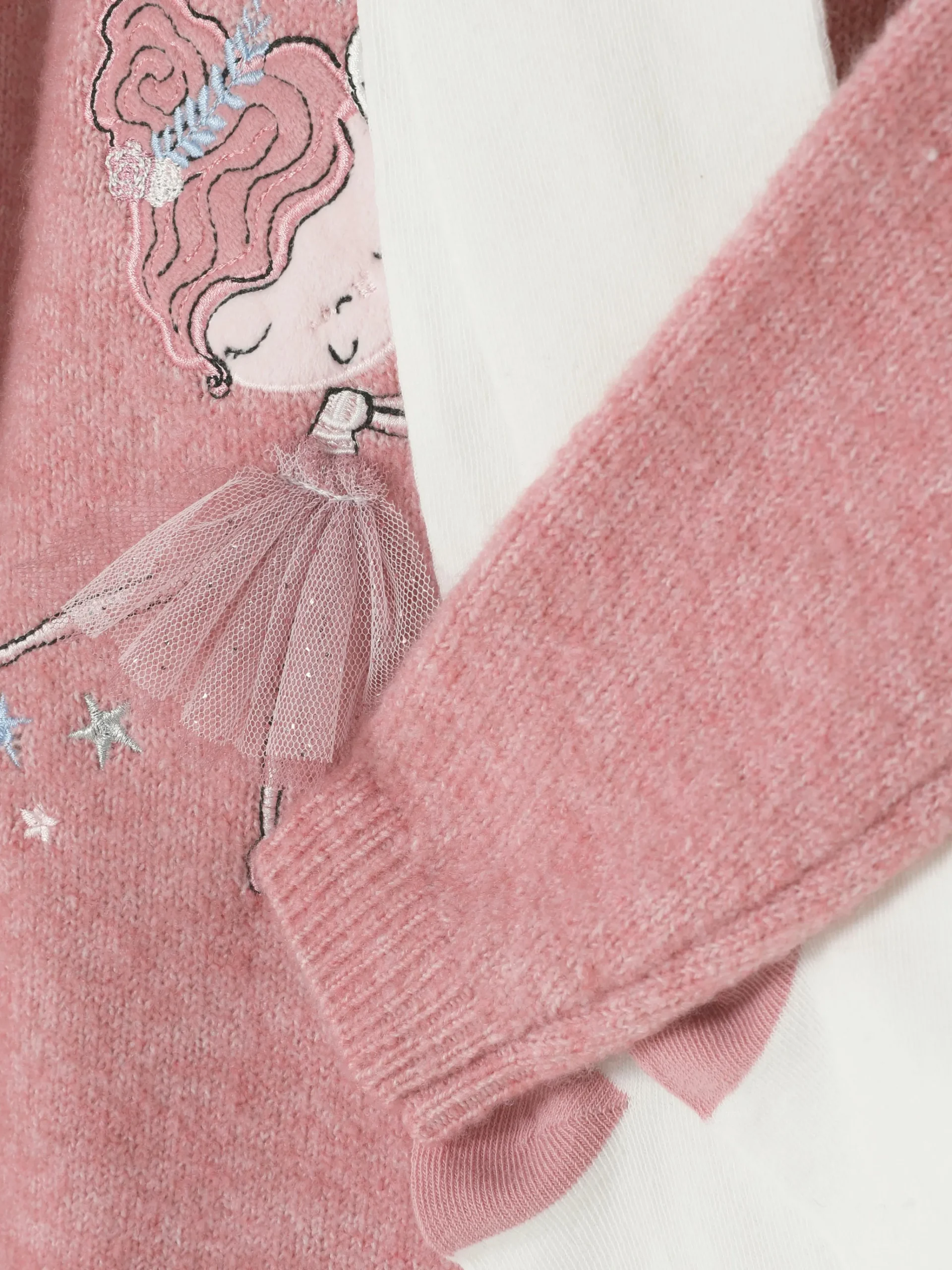 Enfant Primark Robes|Ensemble Robe-pull Et Collants à Motif Ballerine