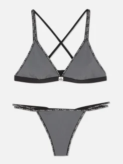Femme Primark Ensembles Lingerie|Ensemble Sans Coutures Brassière Triangle Et String Kappa X
