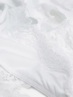 Femme Primark Ensembles Lingerie|Ensemble Soutien-gorge Non Rembourré Et String à Liseré En Dentelle