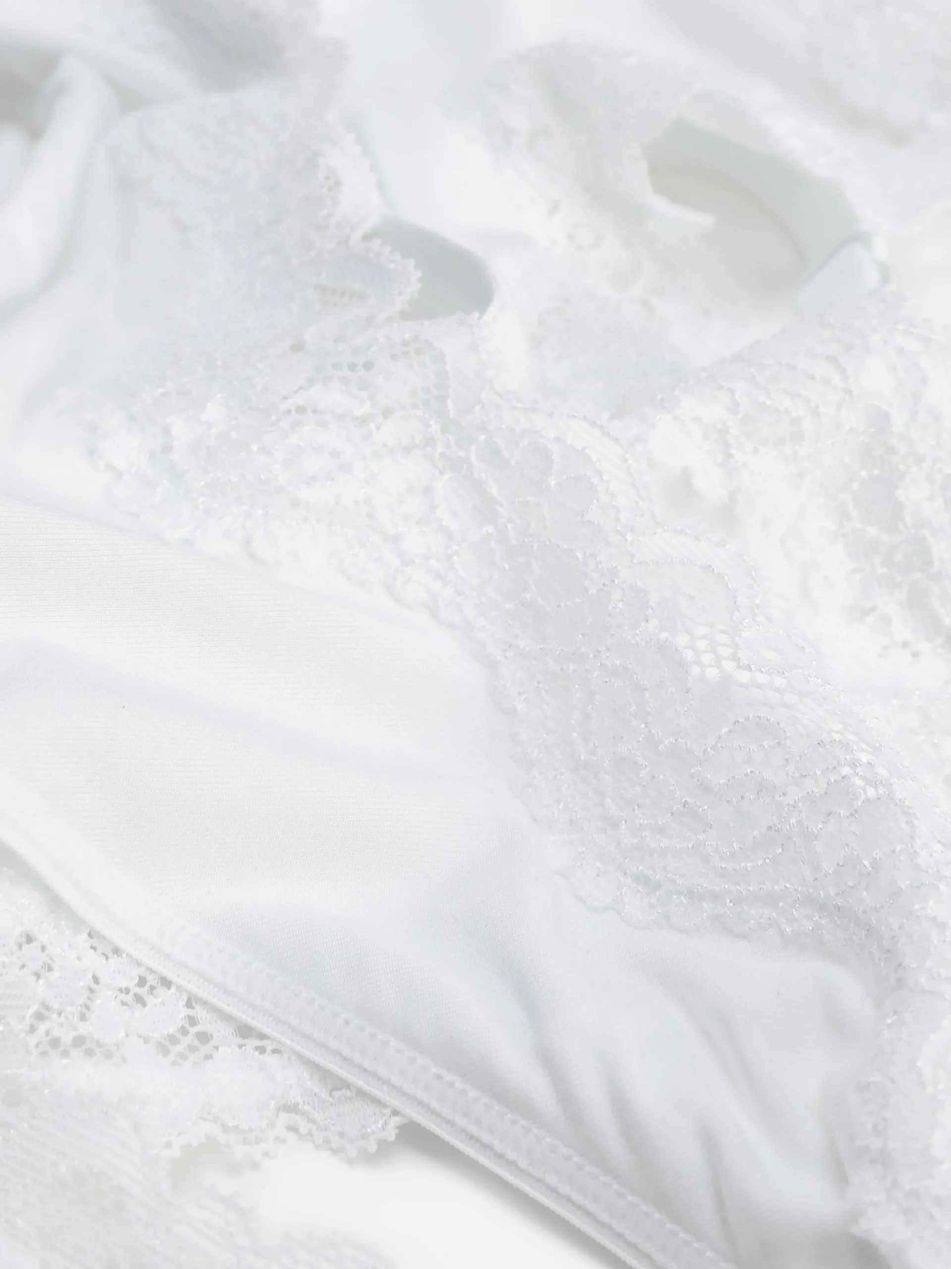 Femme Primark Ensembles Lingerie|Ensemble Soutien-gorge Non Rembourré Et String à Liseré En Dentelle