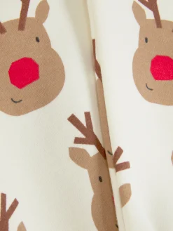 Primark Ensembles Et Tenues|Ensemble Sweat à Capuche à Motif Renne Et Bas De Jogging De Noël Coordonné