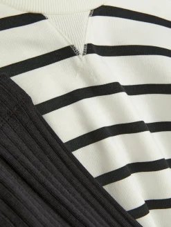 Primark Ensembles Et Tenues|Ensemble Sweat-shirt à Rayures Et Legging Côtelé