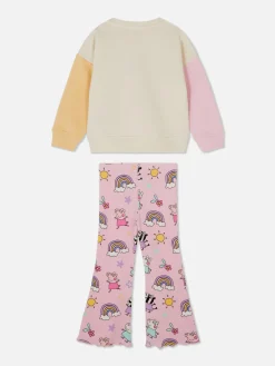 Enfant Primark Ensembles Et Tenues|Ensemble Sweat-shirt Et Legging évasé Peppa Pig