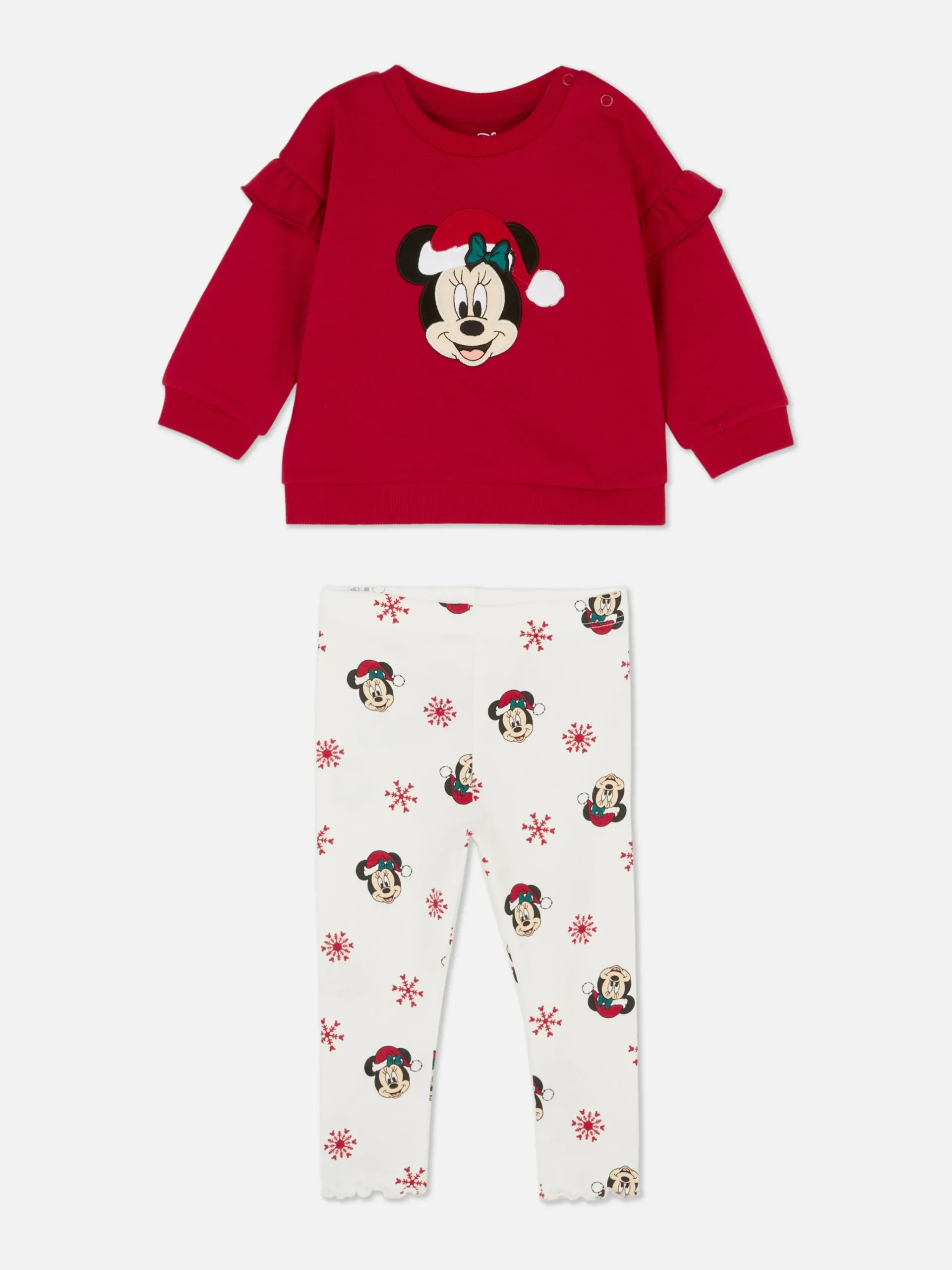 Primark Ensembles Et Tenues|Ensemble Sweat-shirt Et Legging De Noël Disney Minnie Mouse