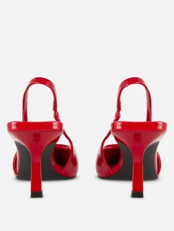 Femme Primark Vêtements Gothiques|Chaussures À Talons|Escarpins Bas à Talon Ouvert