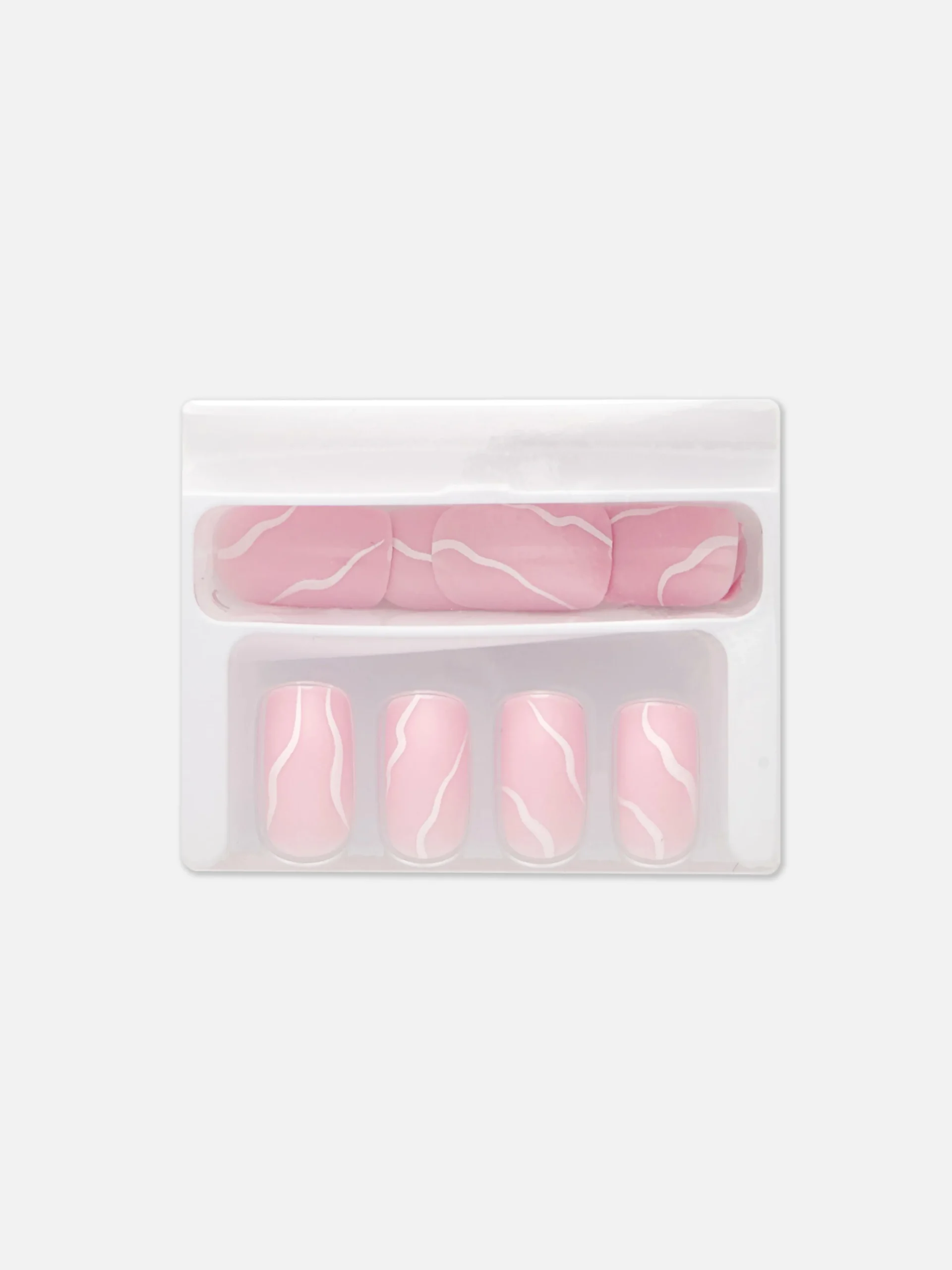 Primark Faux Ongles|Faux Ongles Carrés Brillants Tourbillon PS...