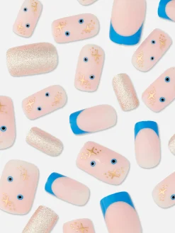 Primark Faux Ongles|Faux Ongles Pointus Et Glossy à Paillettes PS...