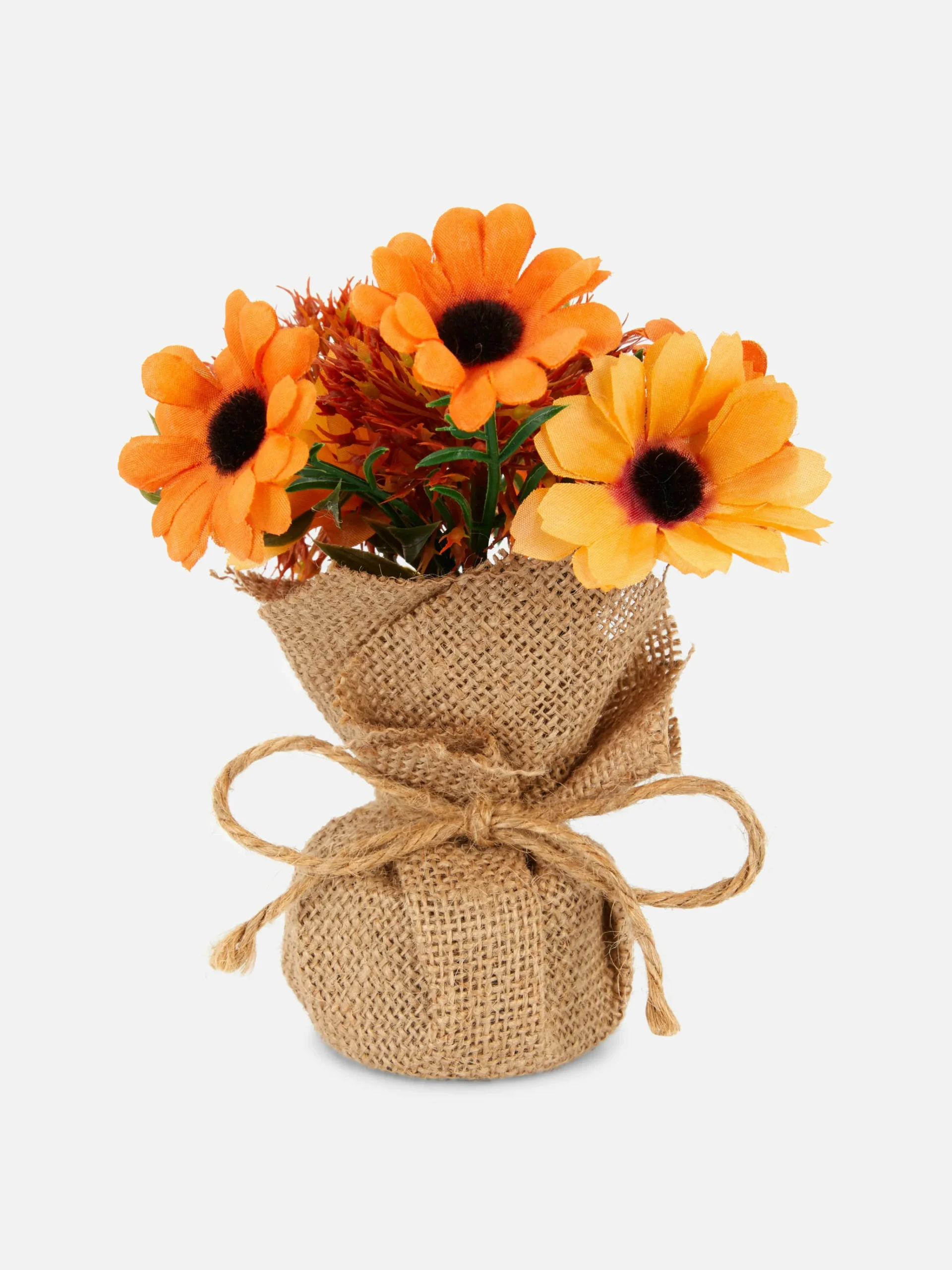 Primark Plantes Et Fleurs Artificielles|Fleurs Artificielles Avec Emballage En Jute