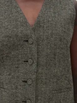 Femme Primark Blazers|Gilet Avec Chevrons à Boutonnage Simple Rita Ora