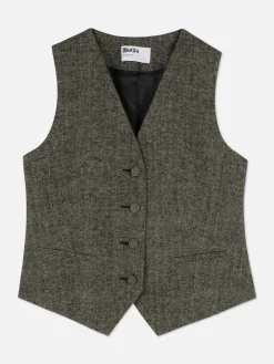 Femme Primark Blazers|Gilet Avec Chevrons à Boutonnage Simple Rita Ora