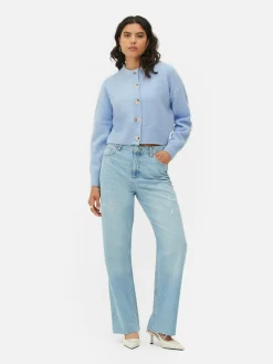 Femme Primark Pulls Et Gilets|Gilet Boutonné à Col Ras-du-cou