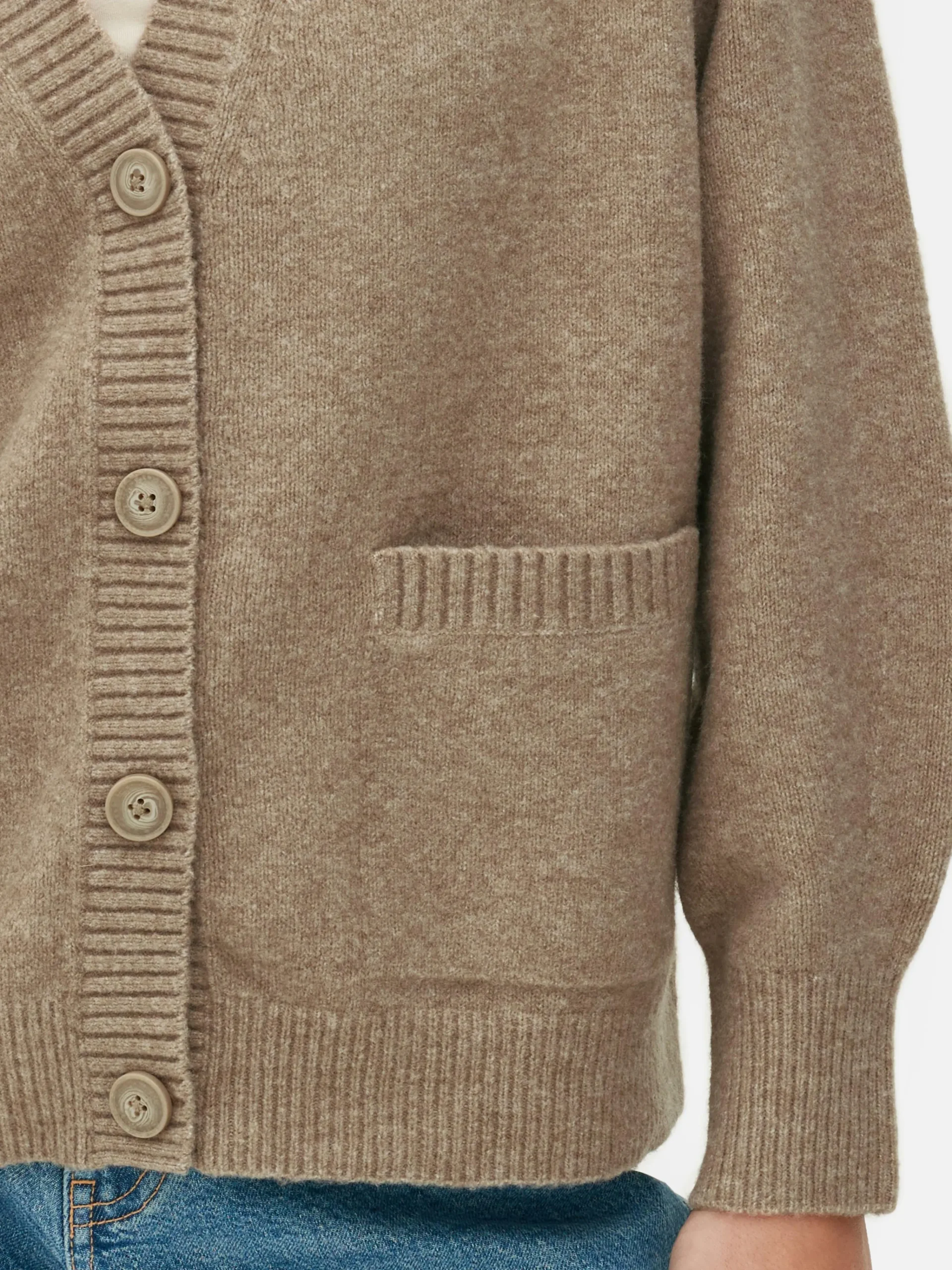 Femme Primark Pulls Et Gilets|Gilet Boyfriend En Maille à Col En V