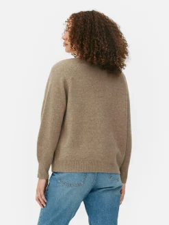 Femme Primark Pulls Et Gilets|Gilet Boyfriend En Maille à Col En V