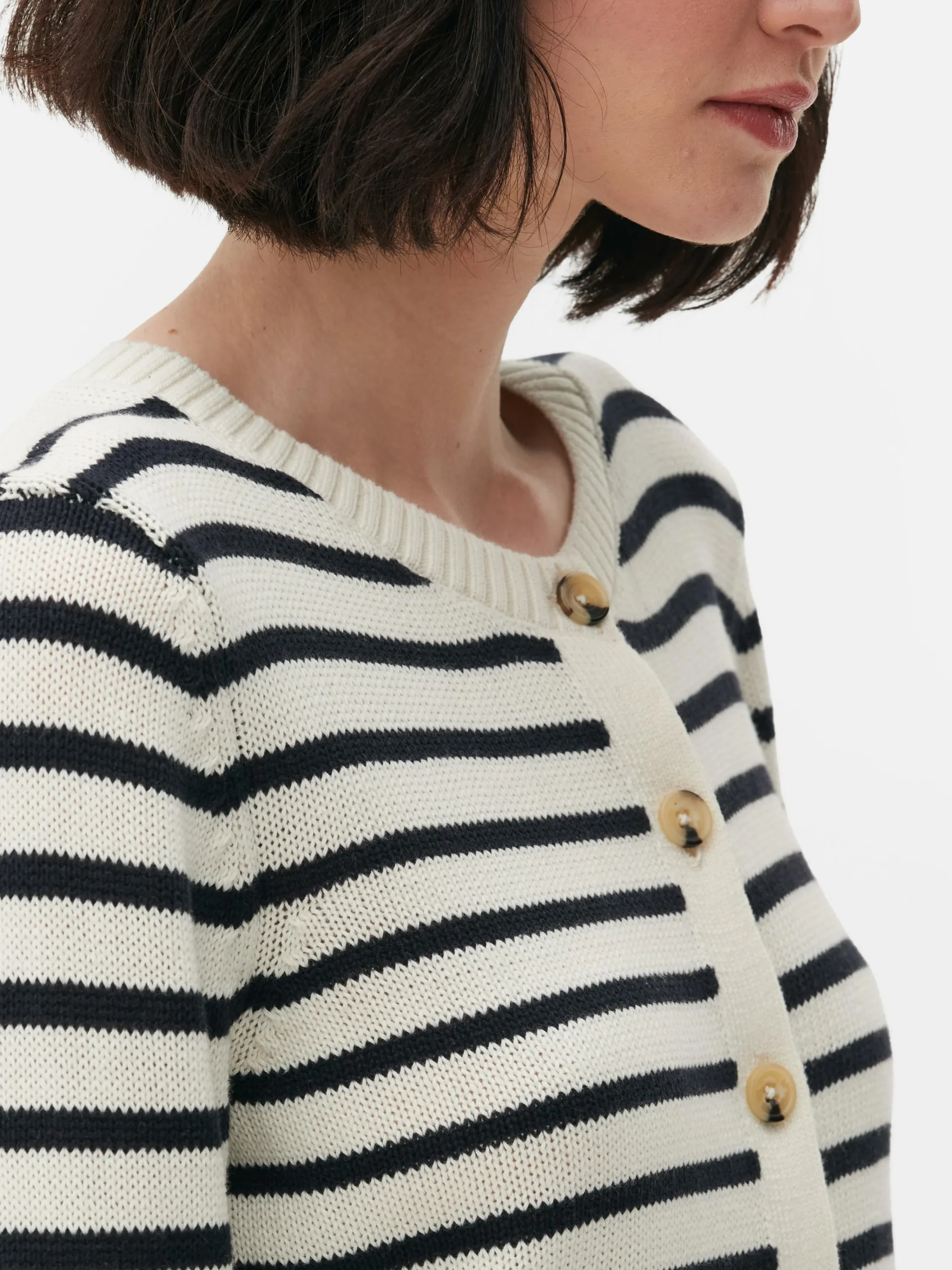 Femme Primark Pulls Et Gilets|Gilet Court à Rayures