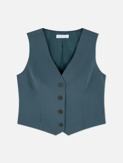 Femme Primark Blazers|Gilet De Costume Ajusté Boutonné