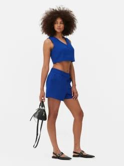 Femme Primark Blazers|Gilet De Costume Court à Boutonnage Simple