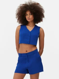 Femme Primark Blazers|Gilet De Costume Court à Boutonnage Simple