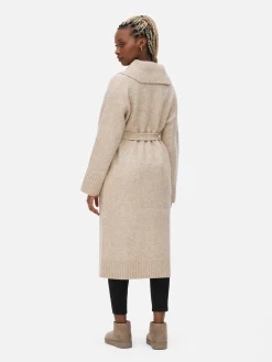 Femme Primark Pulls Et Gilets|Gilet Long à Ceinture Paula Echevarría